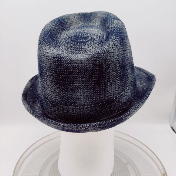 John Bartlett Statements Gray Plaid Fedora One Size Fits Most - Picture 2 of 11